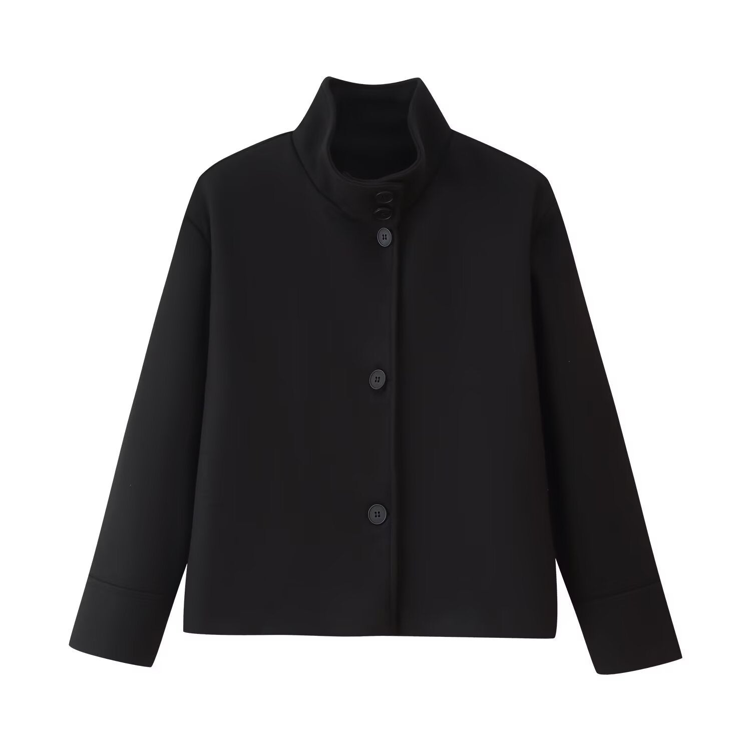 Doris – Modische Übergangsjacke Mit Hohem Stehkragen