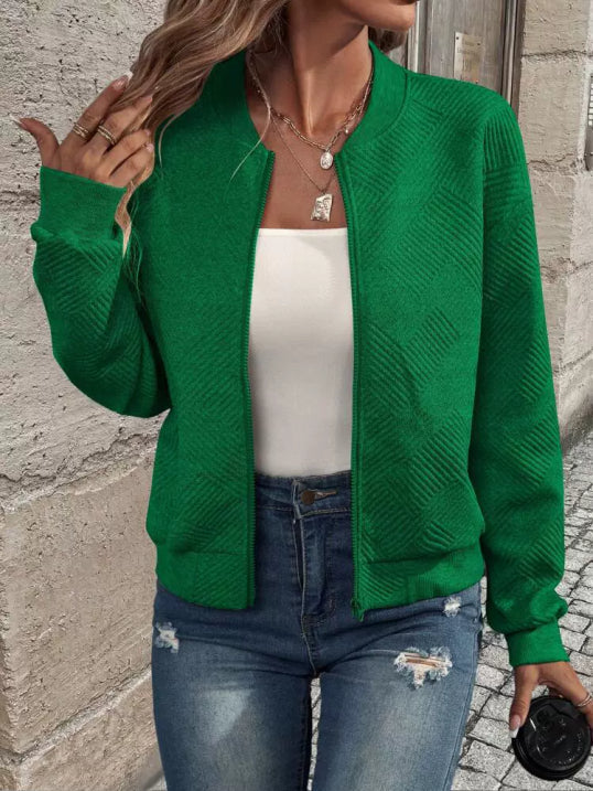 Margarete - Minimalistische Damen Bomberjacke Übergangsjacke