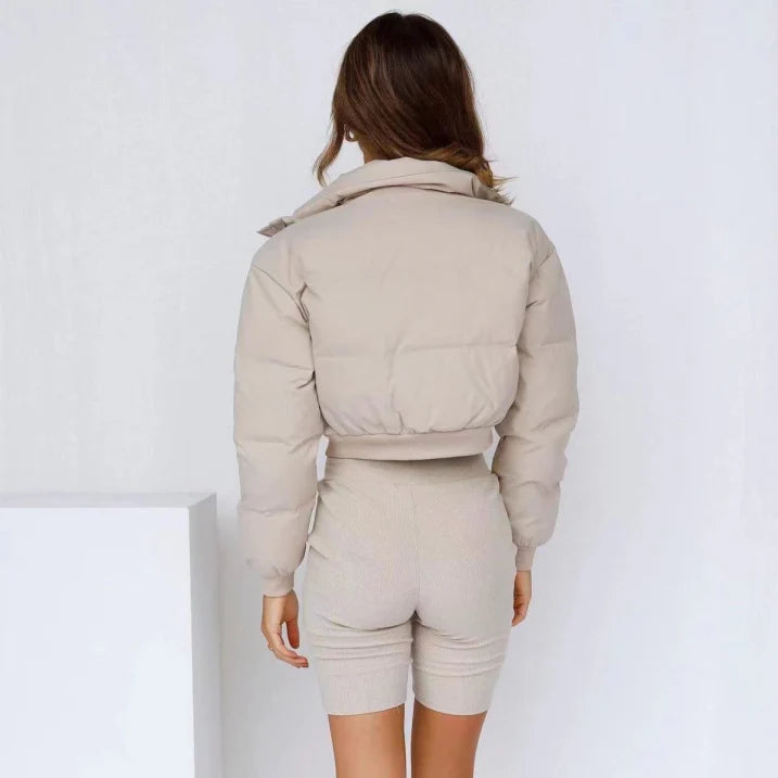 Amelie – Kurze Übergangsjacke Mit Kapuze Für Damen
