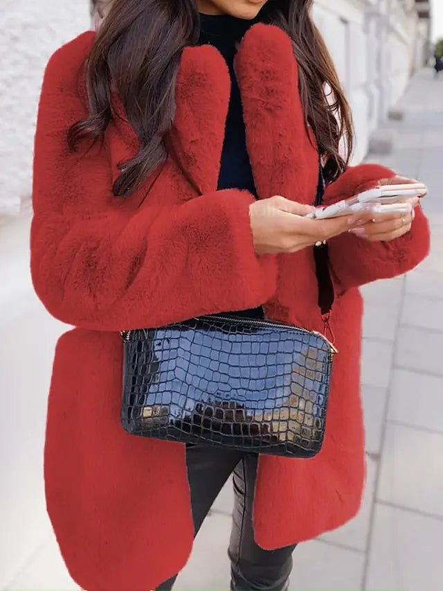 Rivka - Damen Jacke Chic Elegant Warm Winter