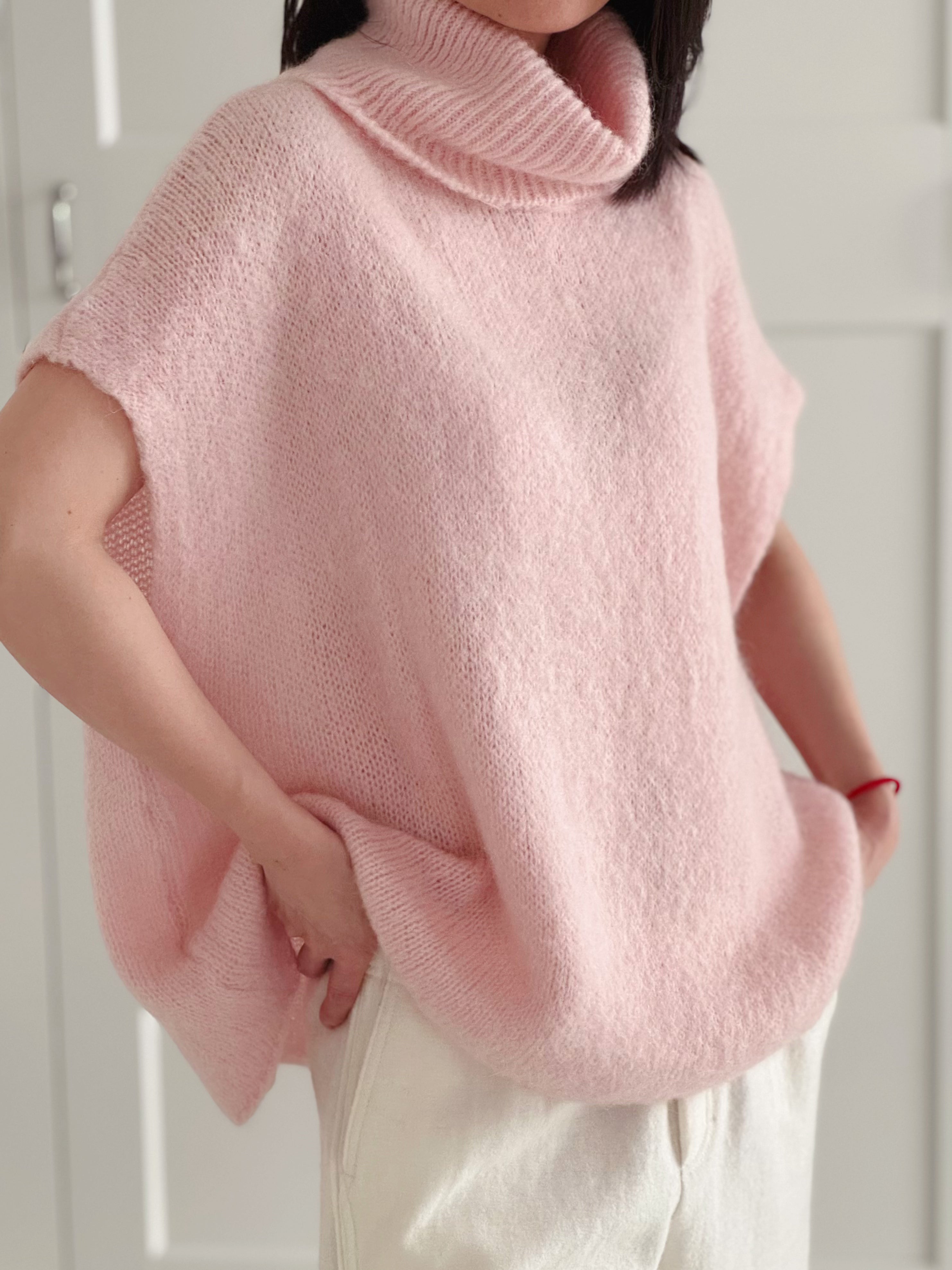Odalys - Pullunder, Mohair, Rollkragen, 4 Farben 1