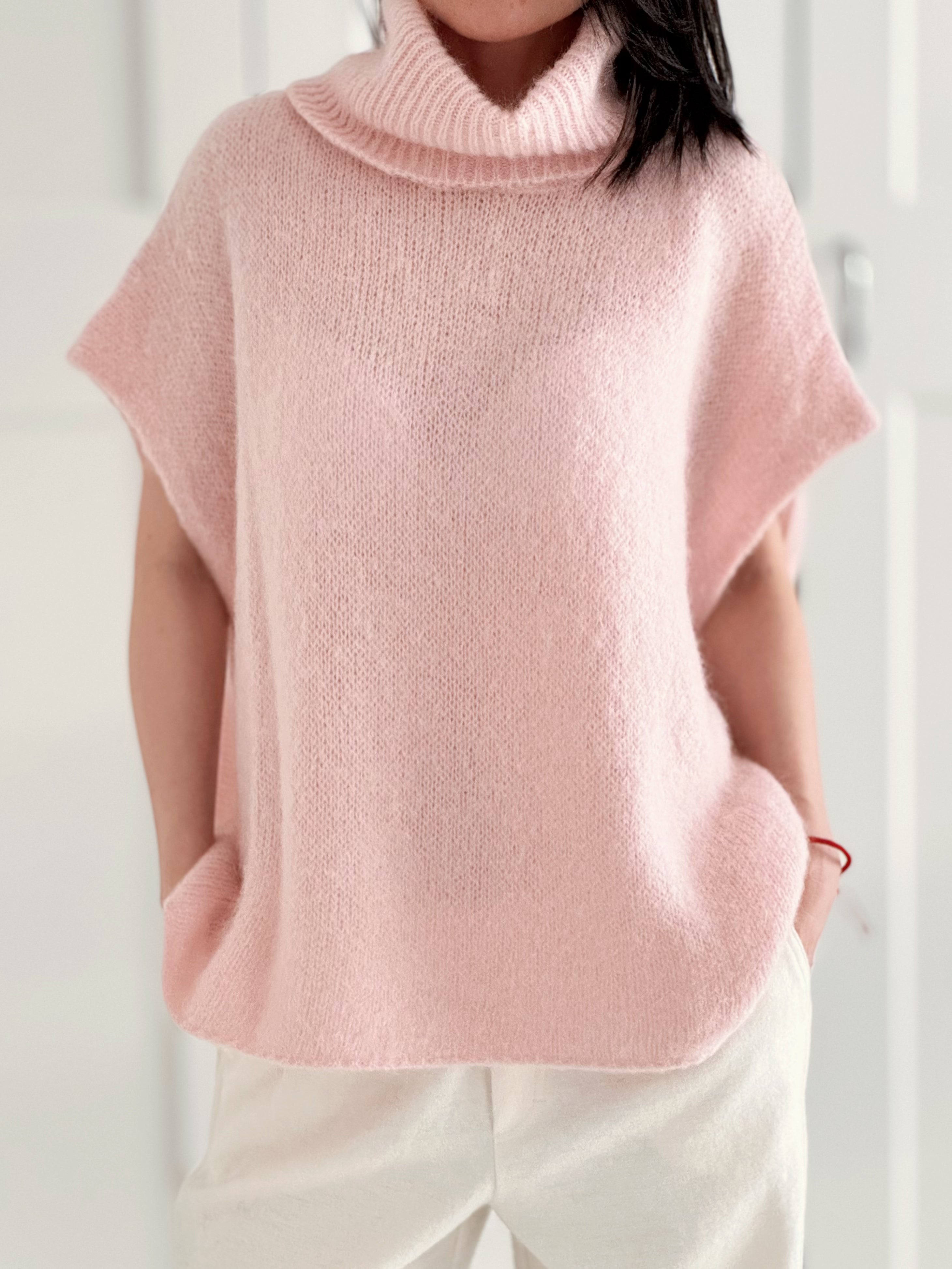 Odalys - Pullunder, Mohair, Rollkragen, 4 Farben 2