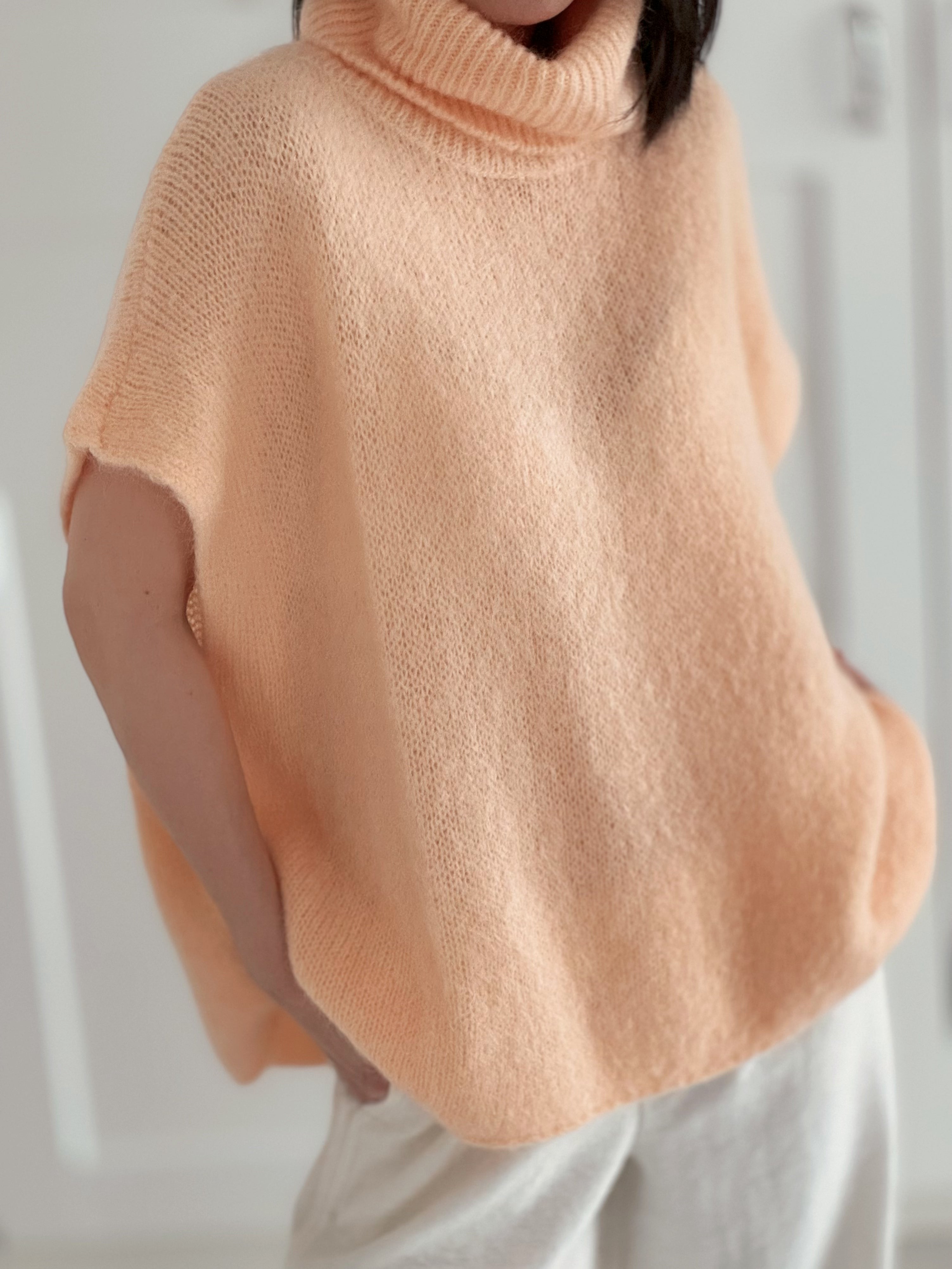 Odalys - Pullunder, Mohair, Rollkragen, 4 Farben 4