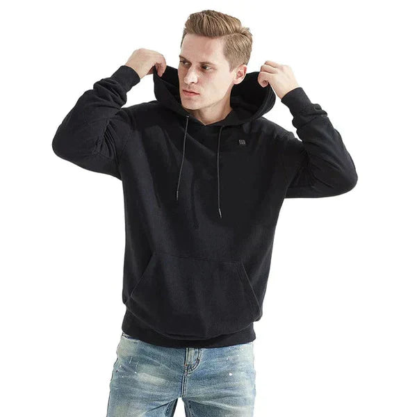 Oliviane - Beheizter Unisex Therma Hoodie Schwarz