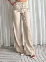 Teffity - Elegante Leinenhose