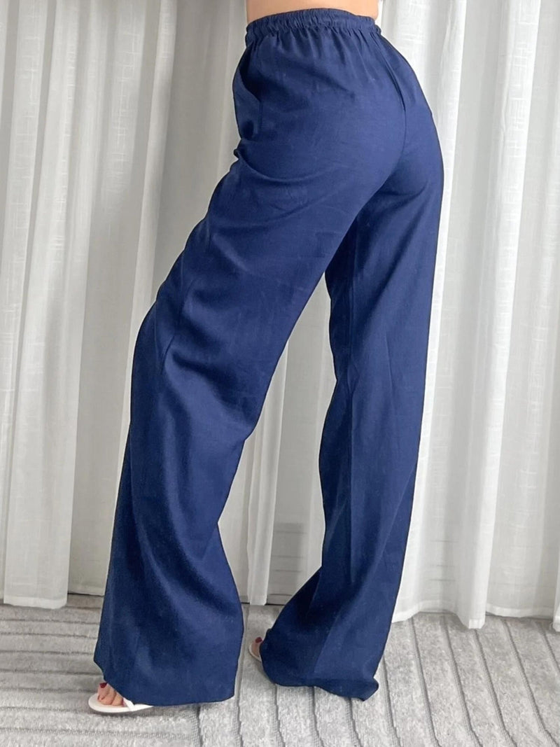 Teffity - Elegante Leinenhose