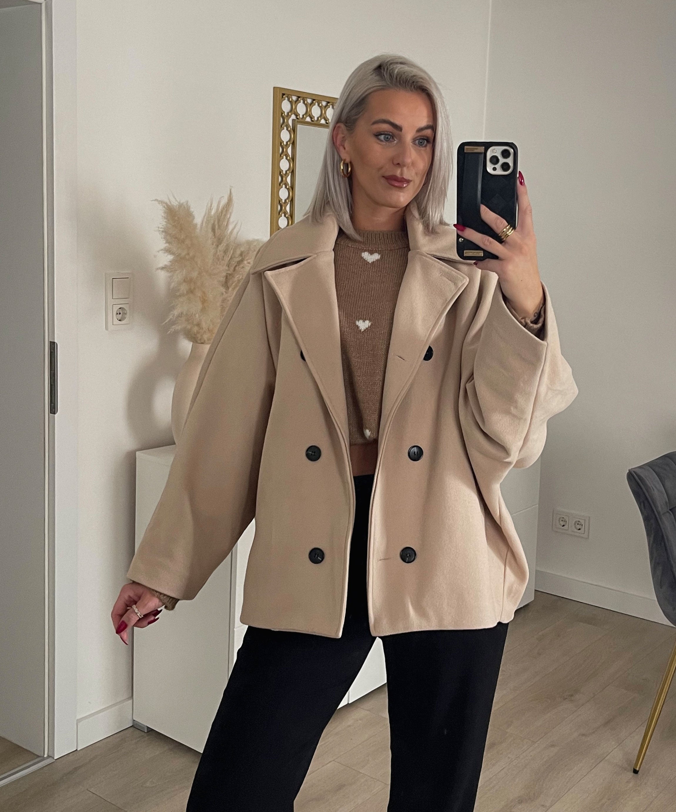 Viola – Trendige Oversize-Jacke Für Damen
