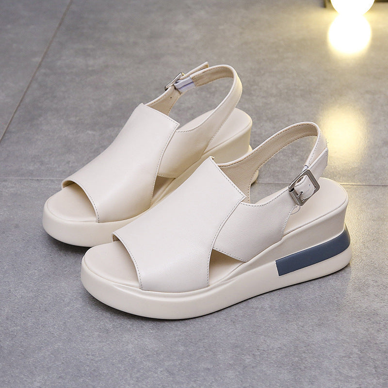 Ozlem- Damen Slingback Sandalen mit elegantem Schnitt Beige 2