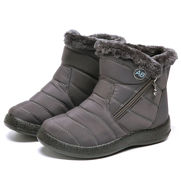 Paula - Wasserdichte Winterstiefel Grau