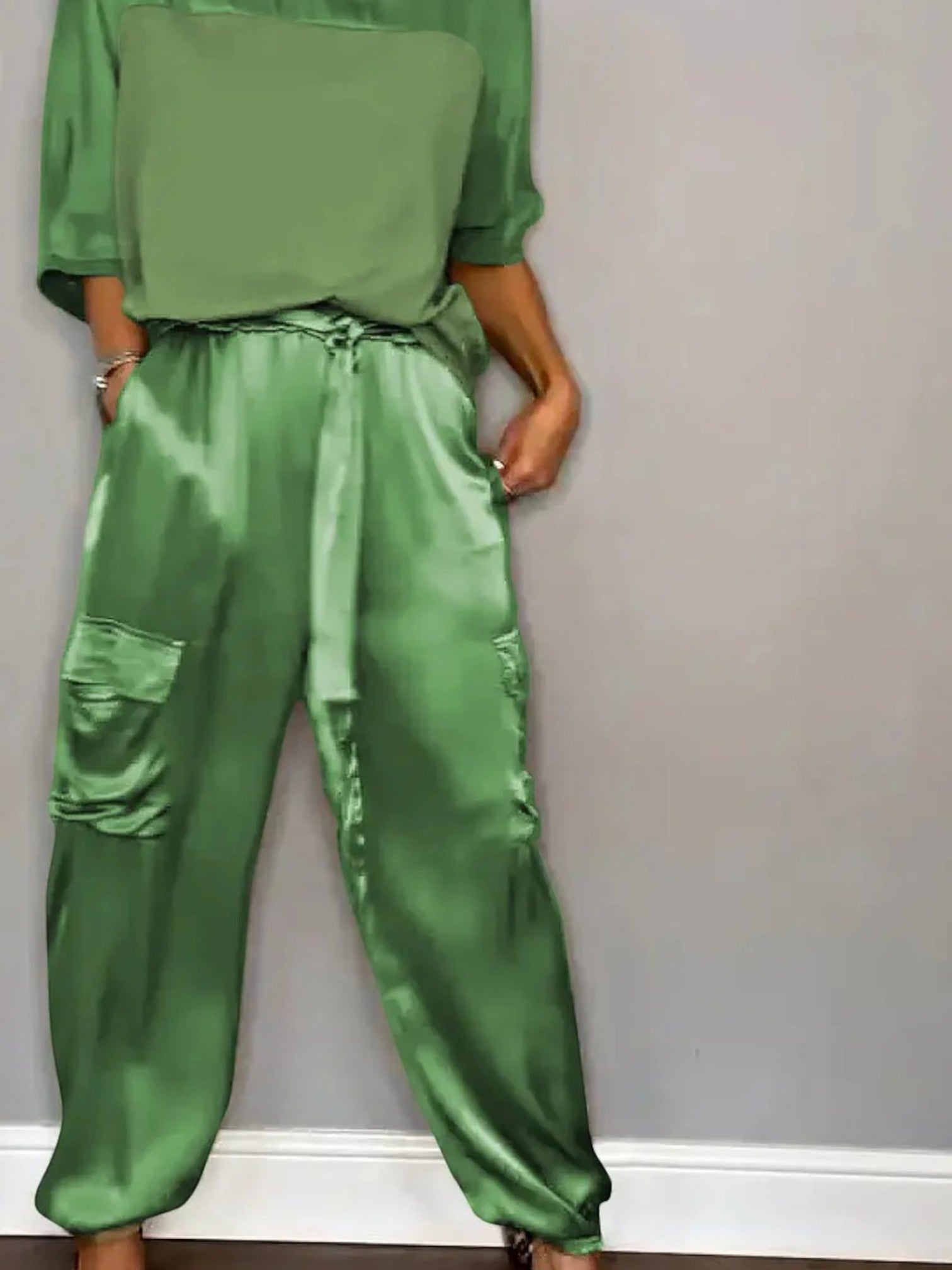 Paulina - Elegant Two-Piece Suit for Women Grün