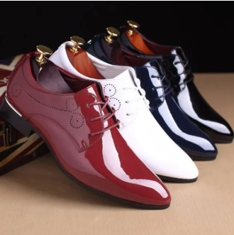 Pelle - Elegante Herren-Schnürschuhe mit spitzer Kappe für den Sommer
