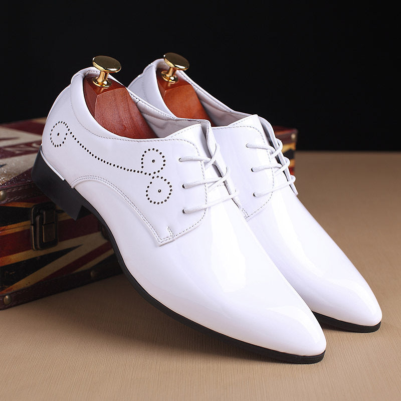 Pelle - Elegante Herren-Schnürschuhe mit spitzer Kappe für den WeiB