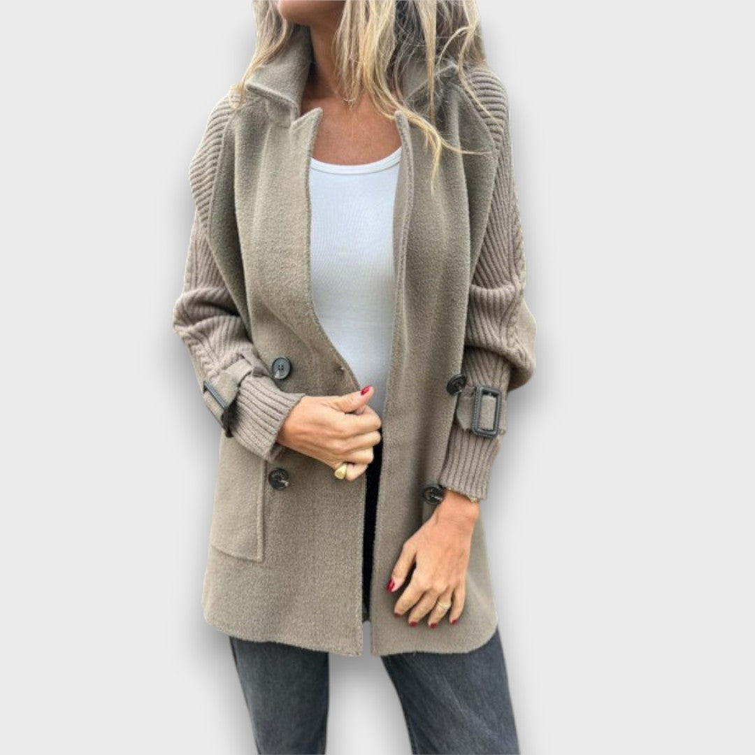Ute – Eleganter Cardigan-Mantel Für Damen