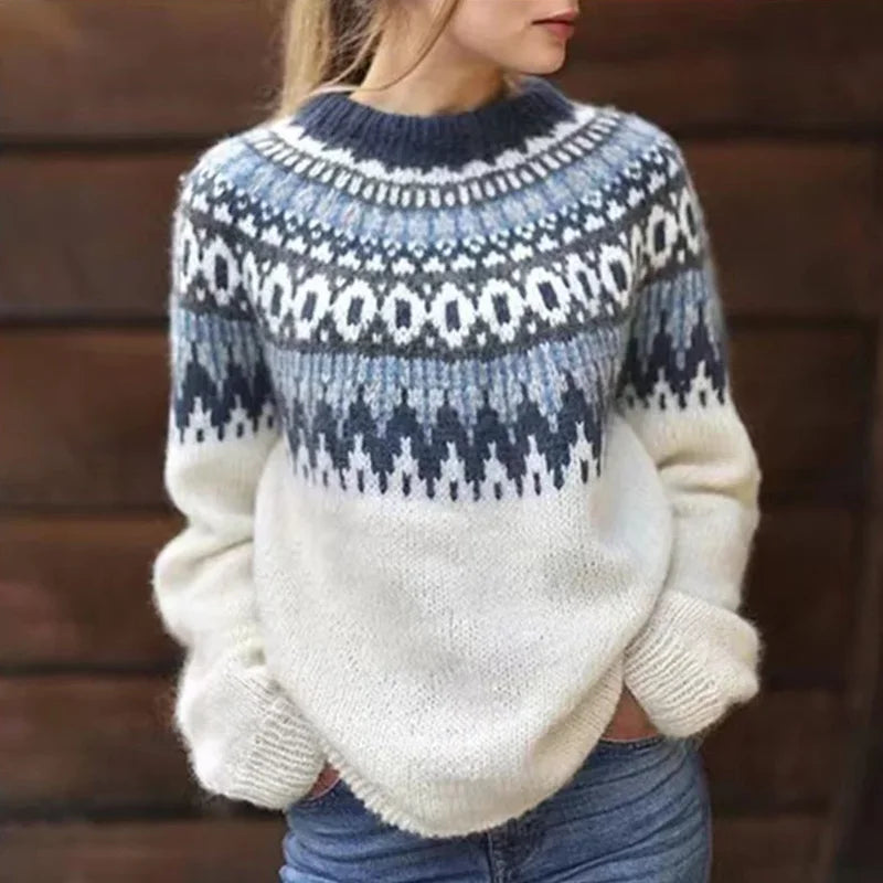 Priszilla - Weicher Kaschmir-Pullover für Damen Elegant und Warm Weiß