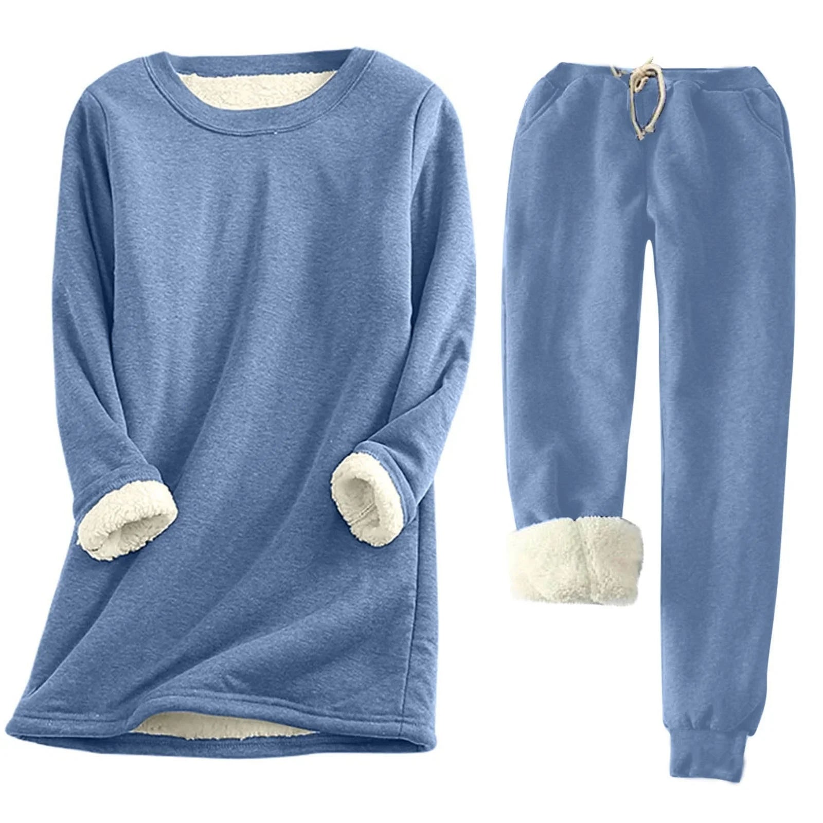 Quenelle - Thermo Set Zweiteiler für Damen Blau