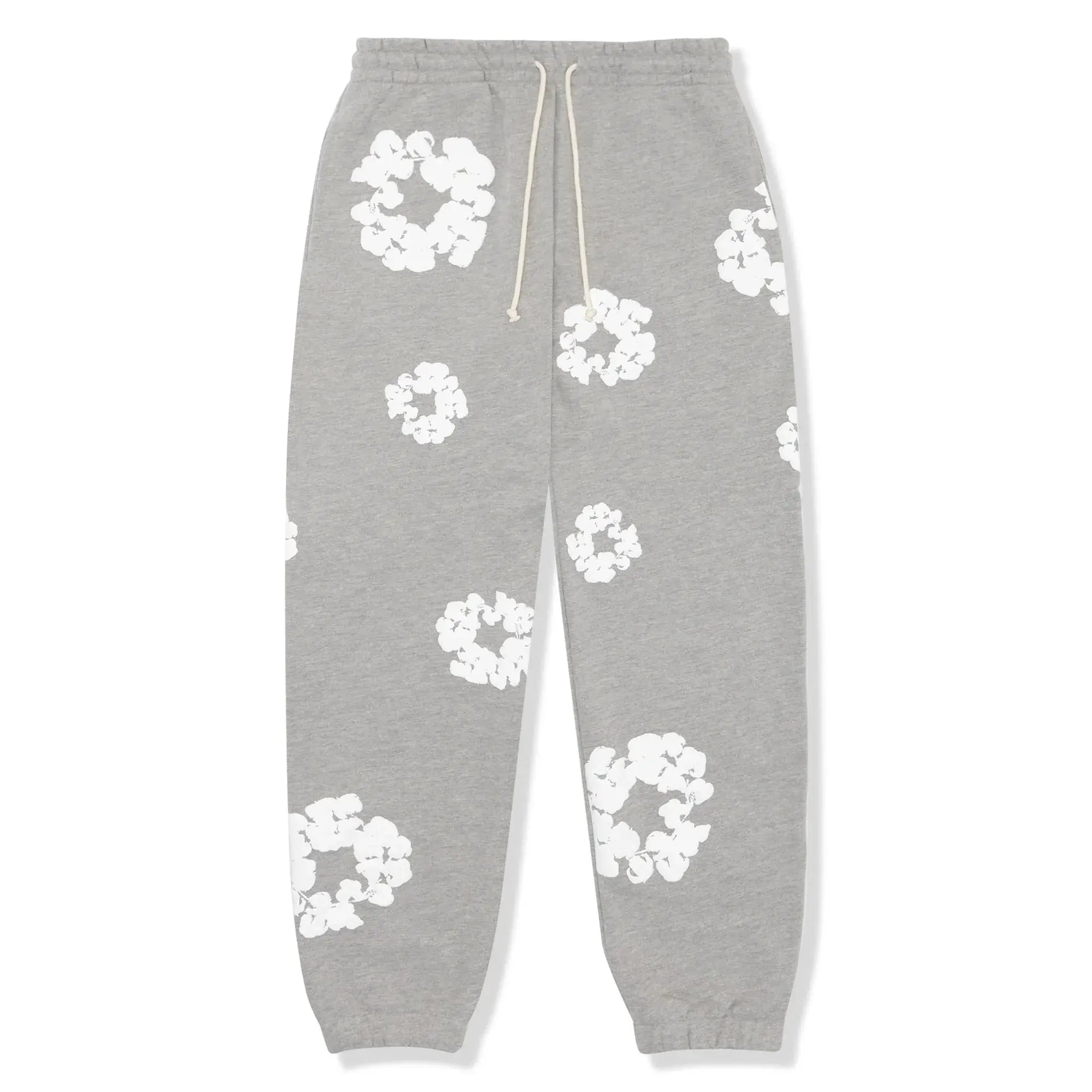 Quentina - Eleganter Damen Tracksuit mit Blumen Design Grau