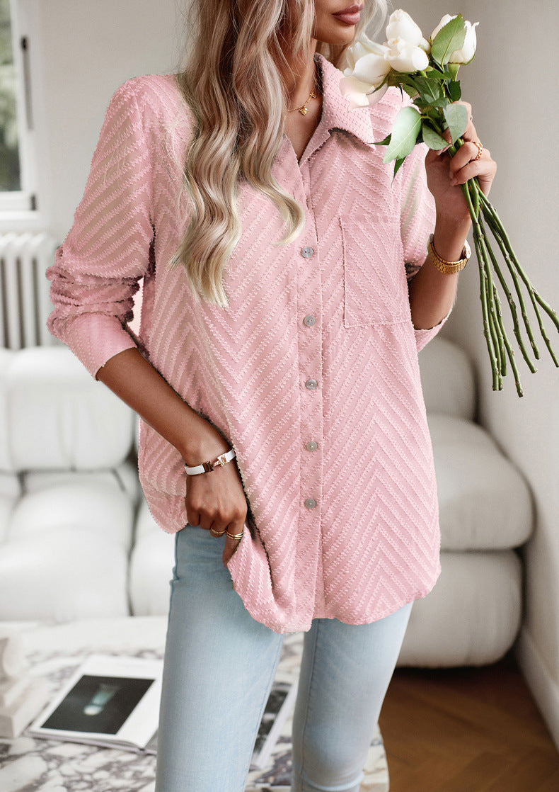Quintina - Rosa Bluse mit Muster Rosa 2