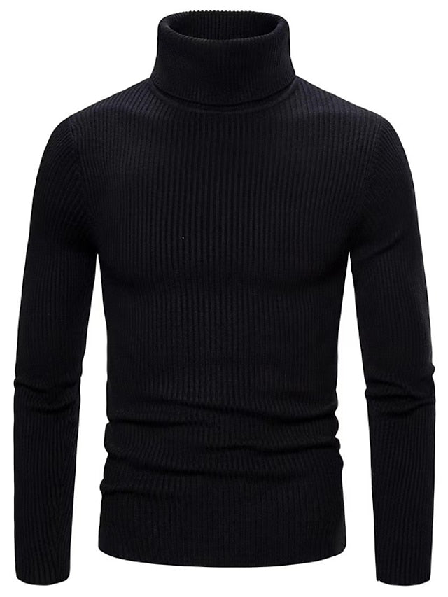 Irenaeus - Stylischer Herren Wollpullover mit Polo Kragen