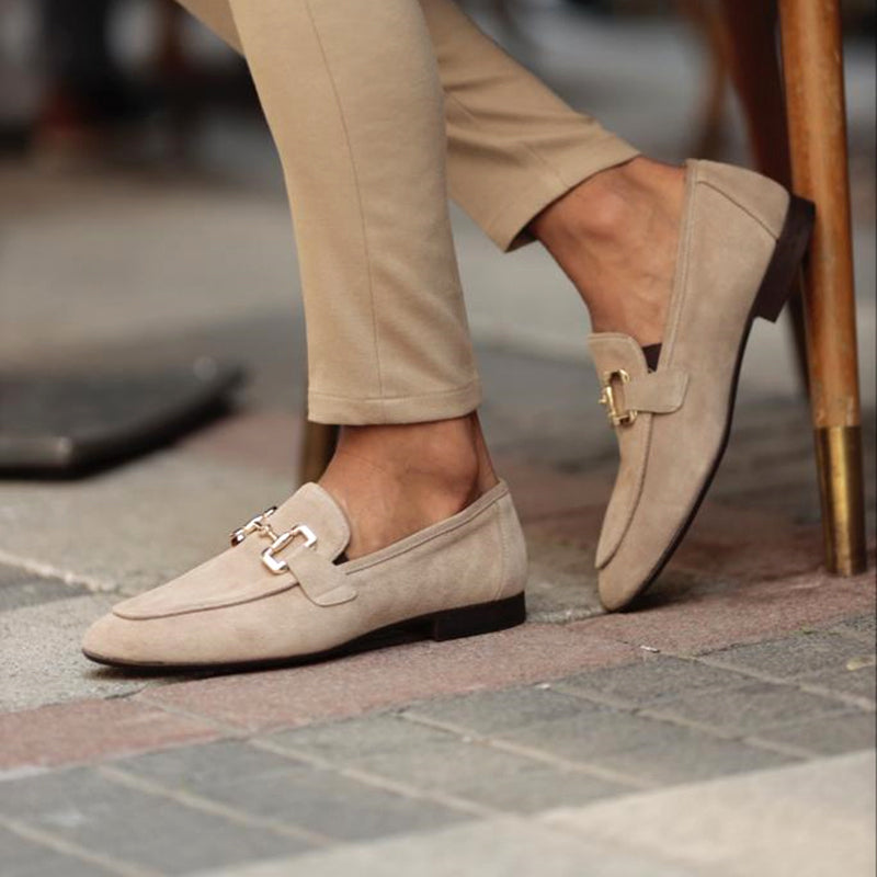 Rami - Herren Wildleder Loafer mit Metallverzierung 5