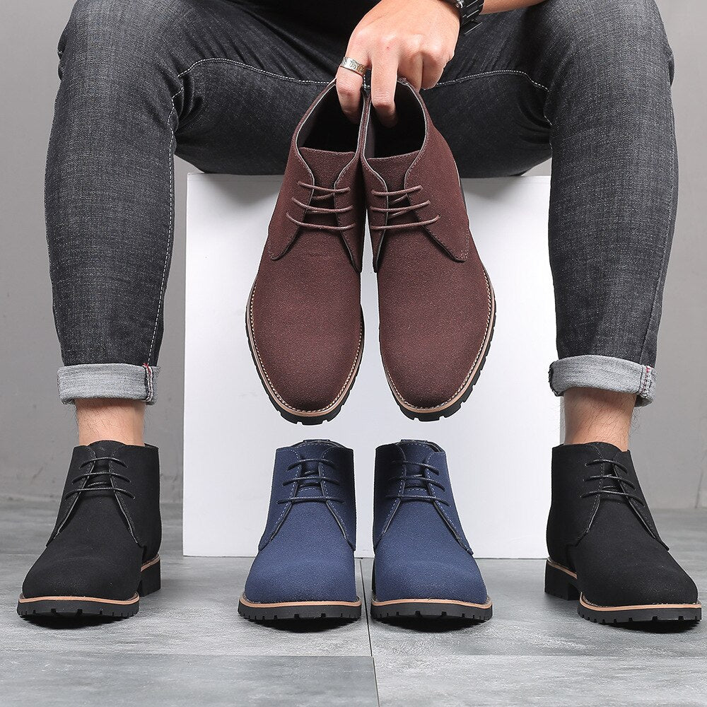 Reiner – Stilvolle Herrenschuhe aus Rindsveloursleder