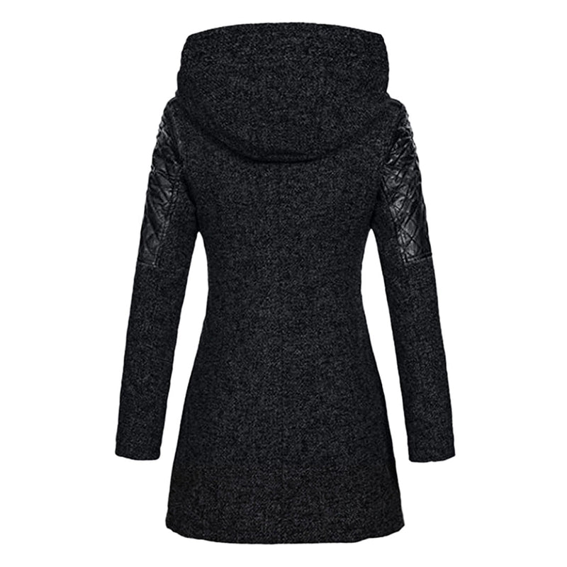 Sooya - Lange Winterjacke mit Kapuze für Damen