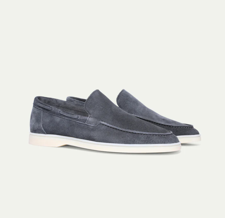 Roland - Stylish Loafers with Soft Lining Dunkelblau