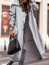 Serena - Oversize-Trenchcoat mit Flickenmuster