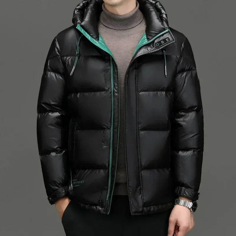 Falken - Winter Herren Daunenjacke Mit Kapuze Langarm