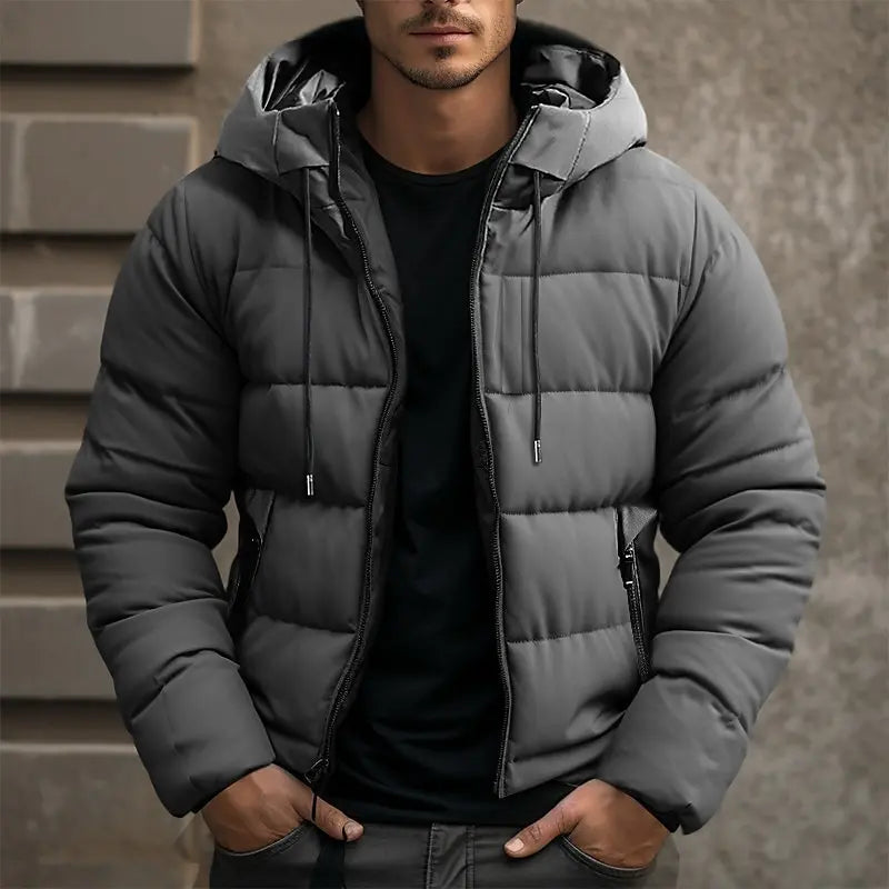 Björnulf - Taktische Herren Puffer Winterjacke Kapuze