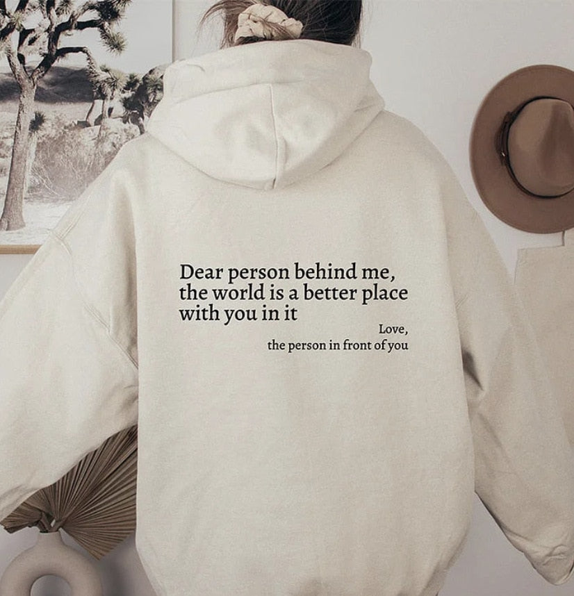 Patricia - Liebe Person hinter mir Unisex Hoodie