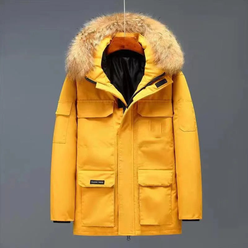 Louie - Warmer Puffer-Parka-Mantel für Herren