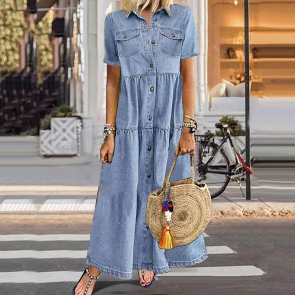 Bane - Stylisches Denim Kleid für jede Gelegenheit