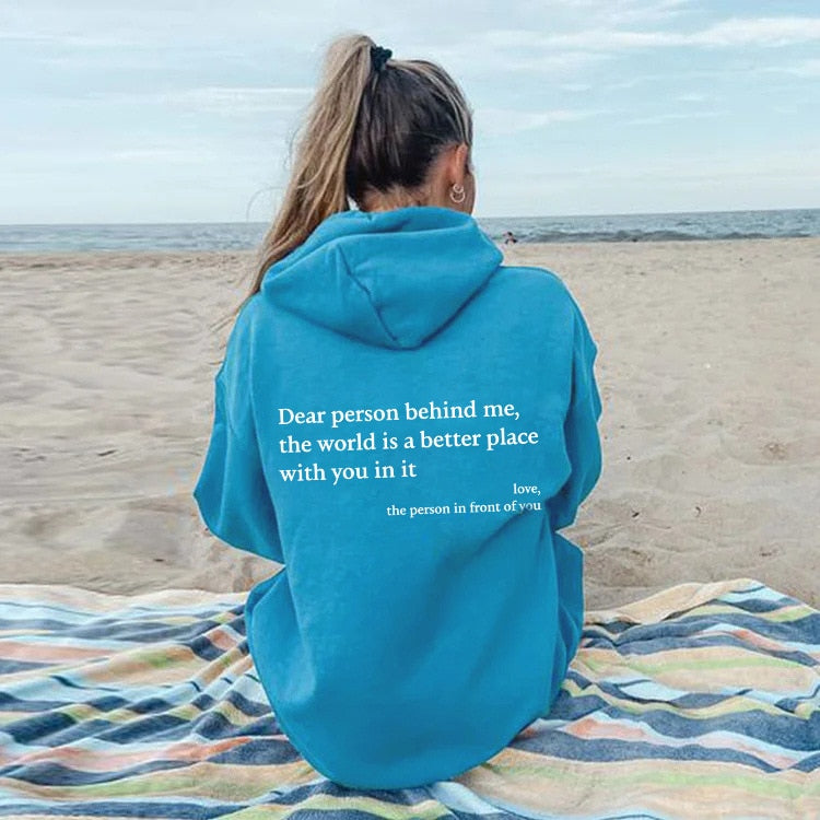 Patricia - Liebe Person hinter mir Unisex Hoodie