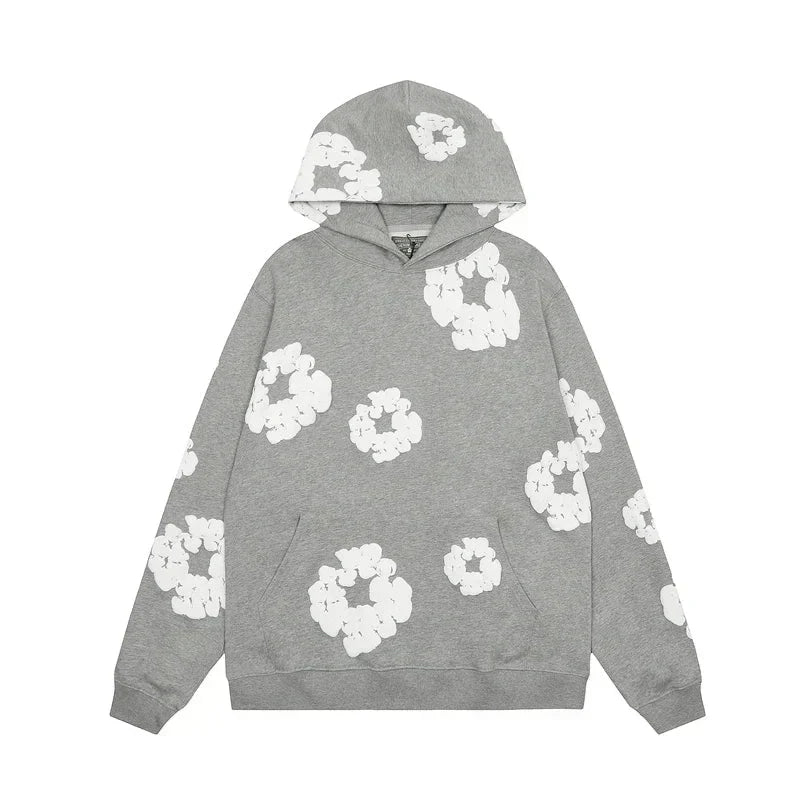 Stijlvolle casual hoodie met bloemenpatroon voor dames - Celisa