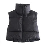 TRPZ Crop-top bodywarmer - warm en stijlvol