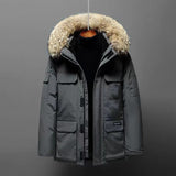 Louie - Warmer Puffer-Parka-Mantel für Herren