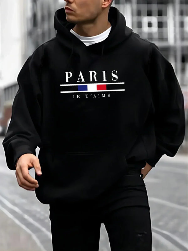 Cody - Cooler Paris Druck Hoodie