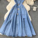 Minnelli - Elegantes Denim-Kleid