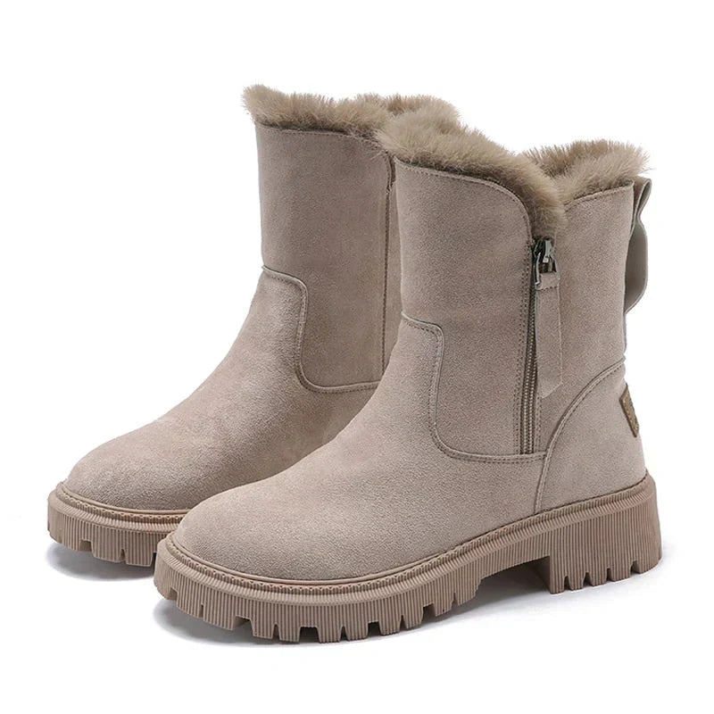 Tanja – knöchelhohe schneestiefel für damen