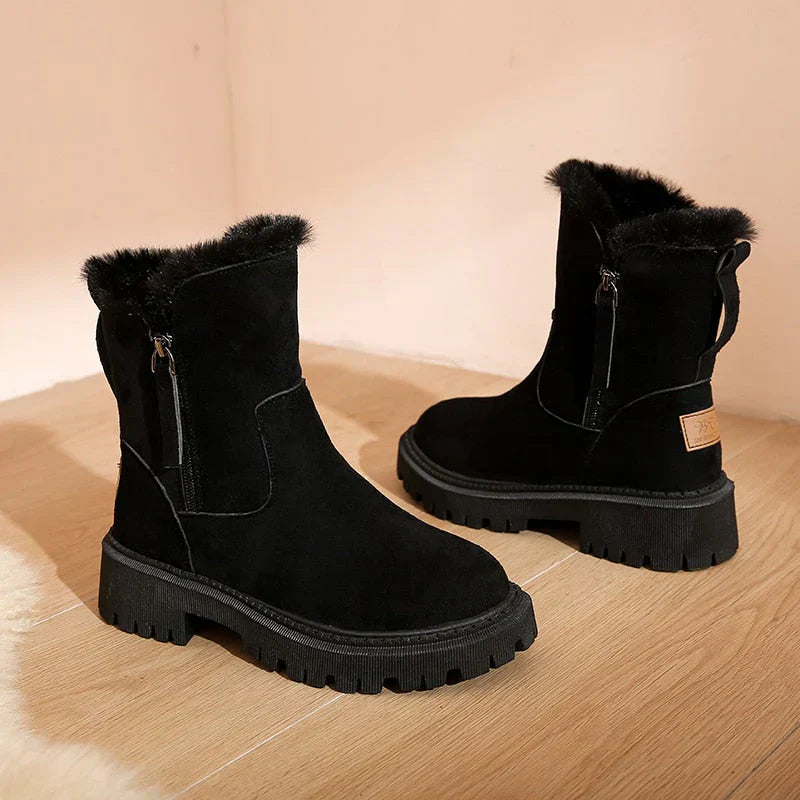 Tanja – knöchelhohe schneestiefel für damen