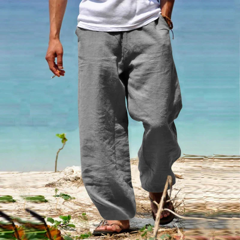 Anton – Sommerhose Herren Leicht Luftig Lässig Baumwolle