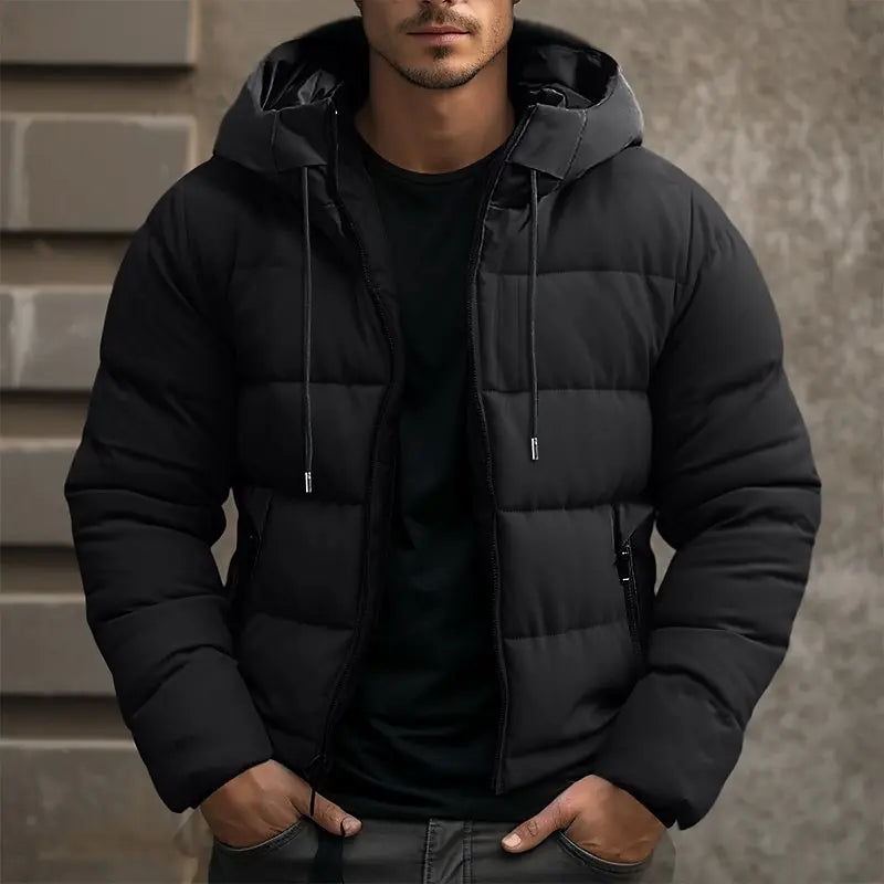 Björnulf - Taktische Herren Puffer Winterjacke Kapuze