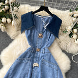 Minnelli - Elegantes Denim-Kleid