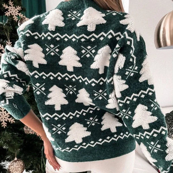 Weihnachtsbaum-Pullover