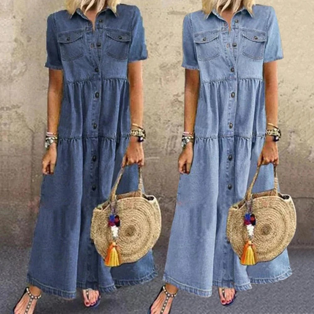 Bane - Stylisches Denim Kleid für jede Gelegenheit