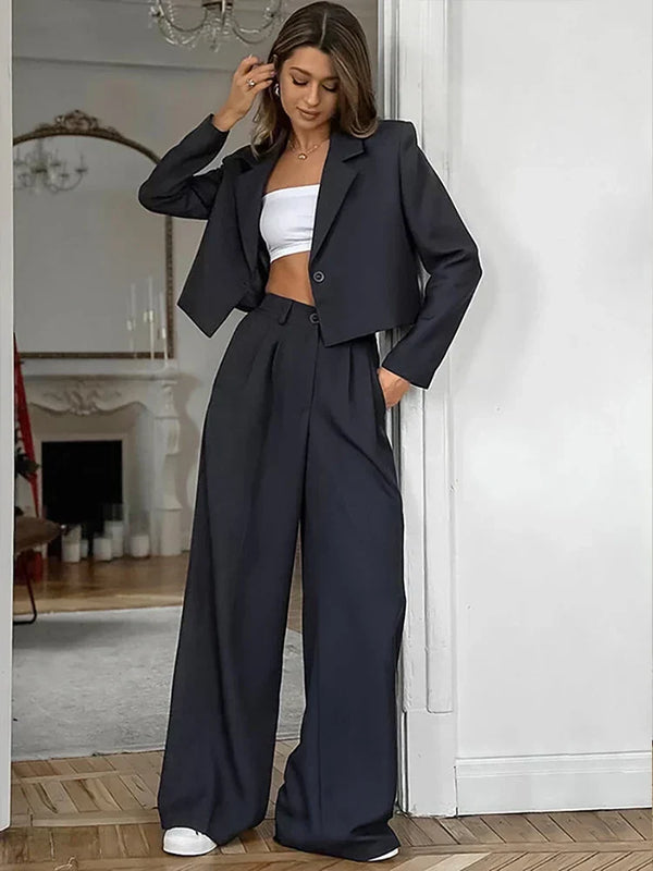 Samira - Stylisches Office-Hosen-Set für Professionelle Eleganz