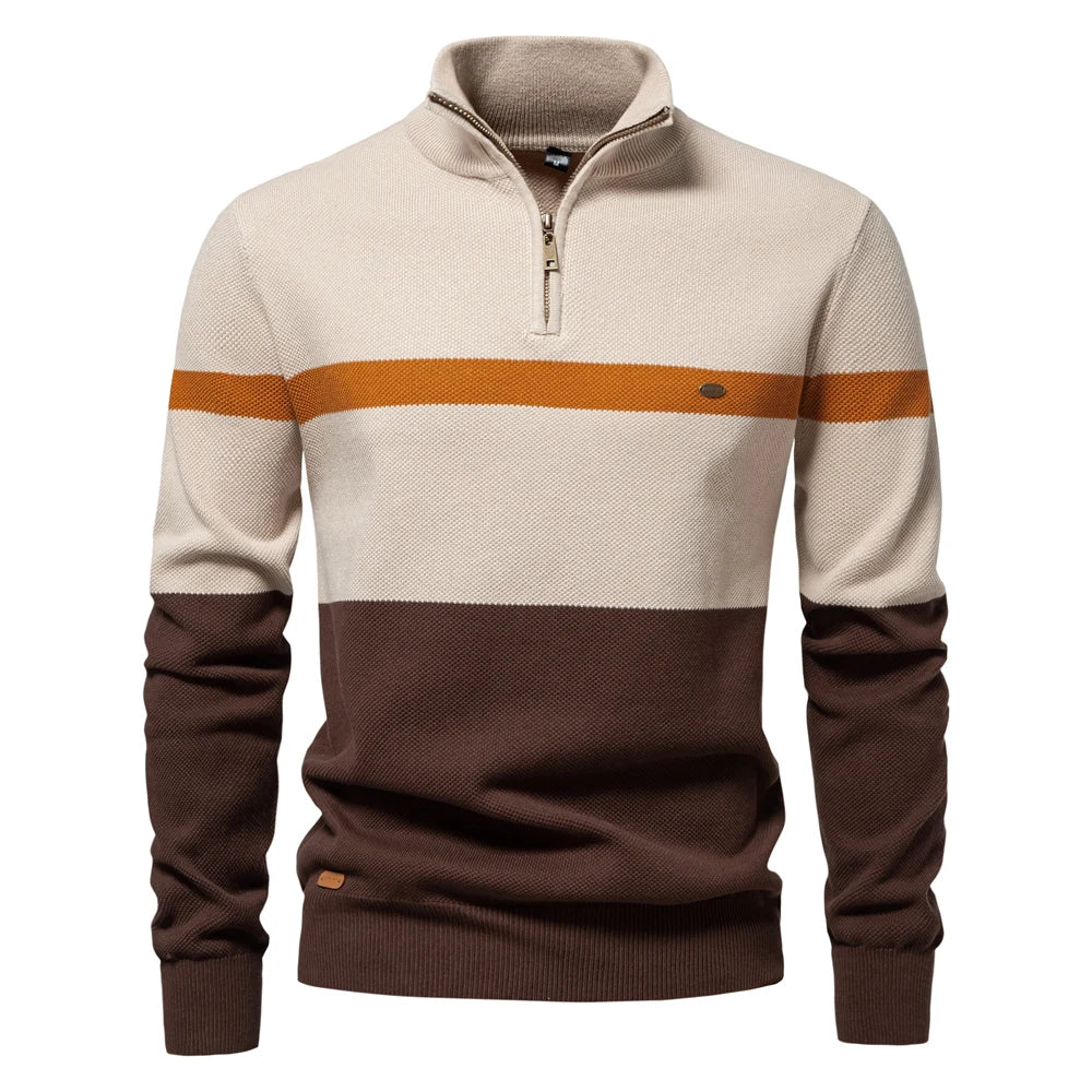 Roel  - Gemütlicher Quarter Zip Pullover