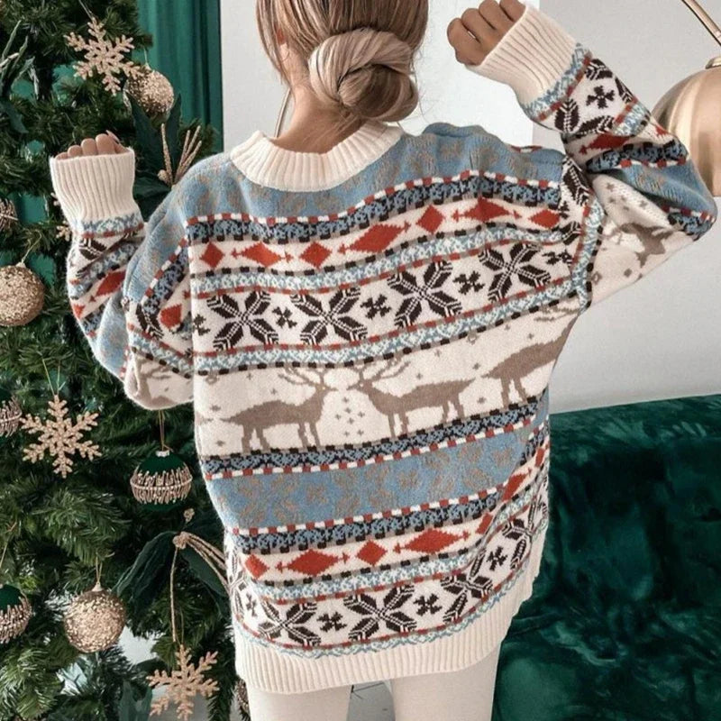 Weihnachts-Hirsch-Pullover