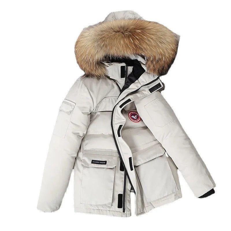 Louie - Warmer Puffer-Parka-Mantel für Herren