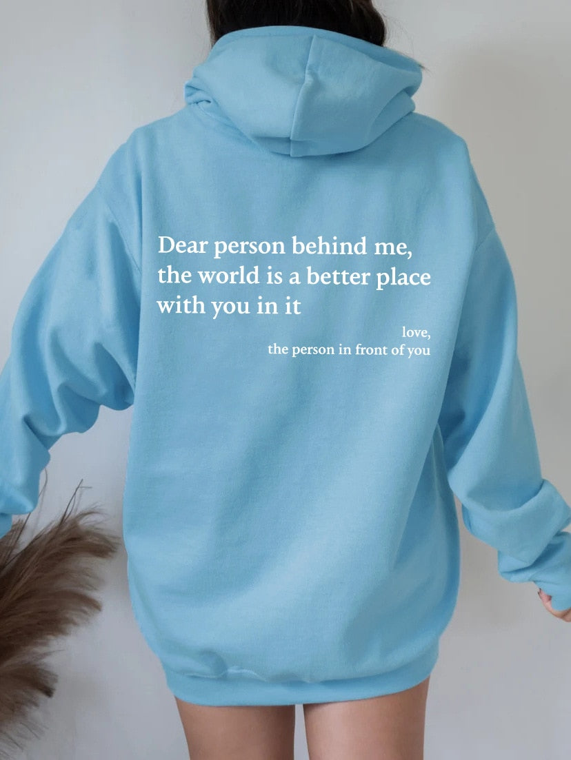 Patricia - Liebe Person hinter mir Unisex Hoodie